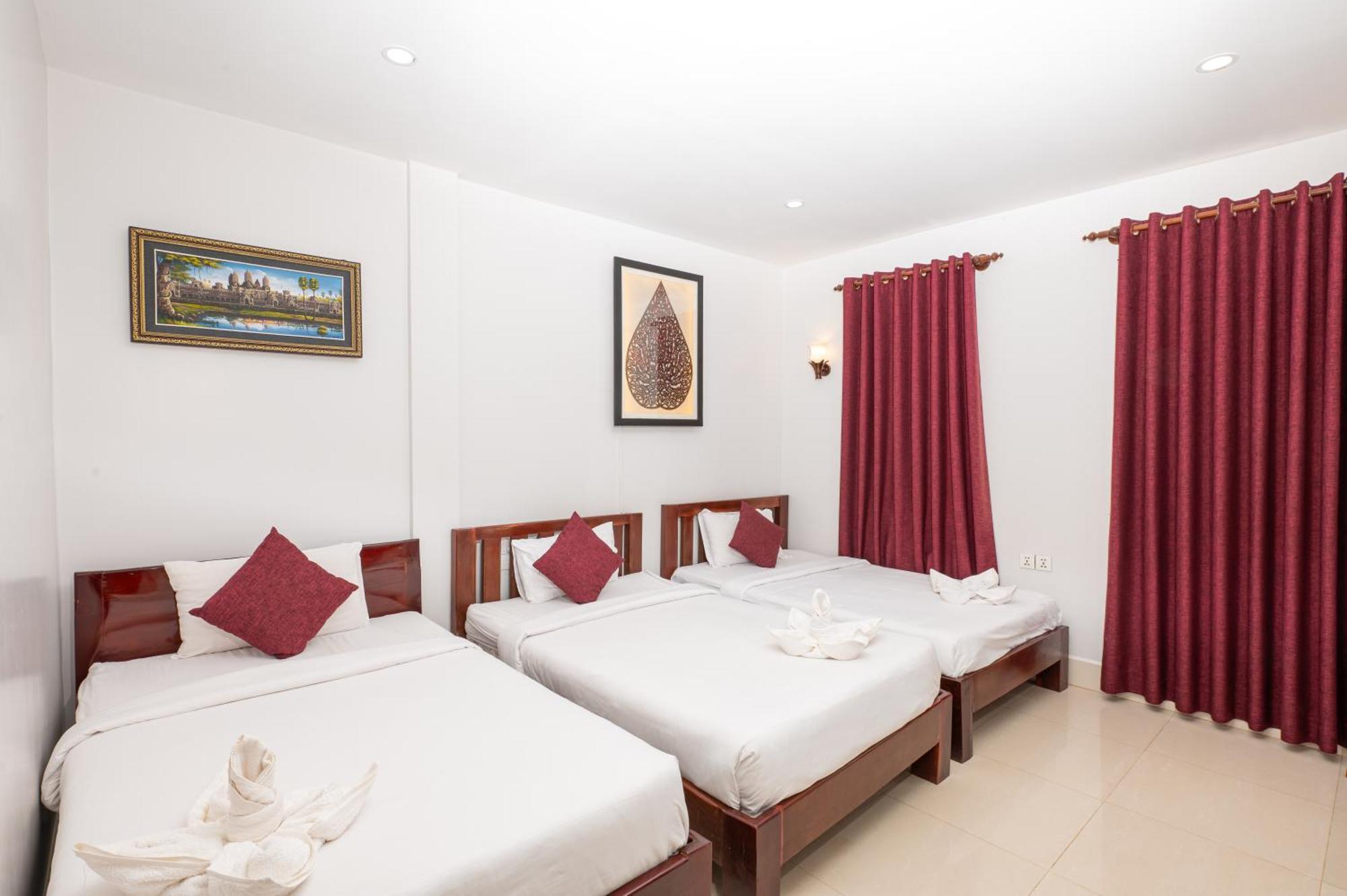 Damnak Soksan Hotel Sziemreap Kültér fotó