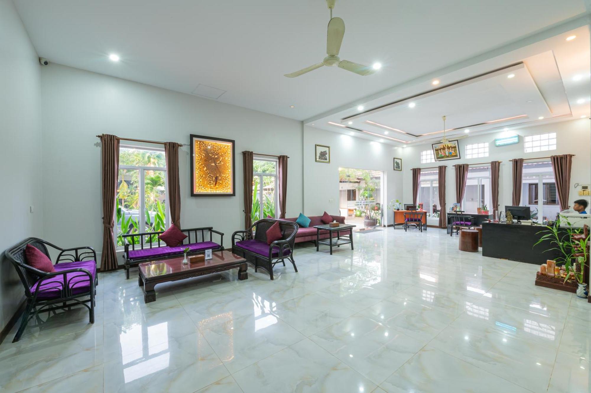 Damnak Soksan Hotel Sziemreap Kültér fotó