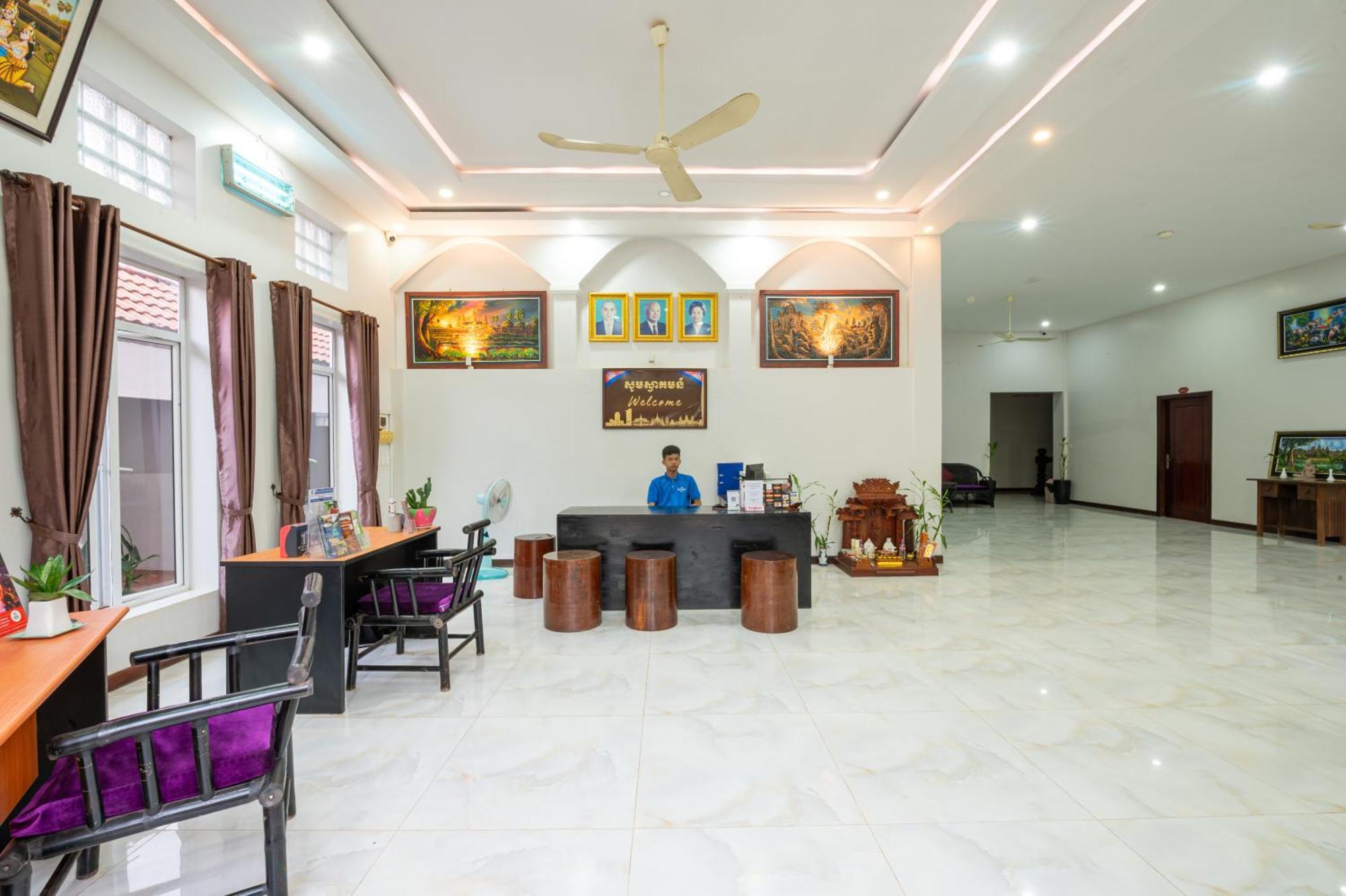 Damnak Soksan Hotel Sziemreap Kültér fotó