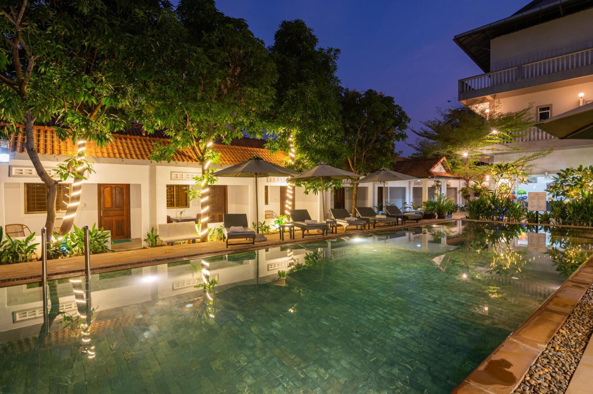 Damnak Soksan Hotel Sziemreap Kültér fotó