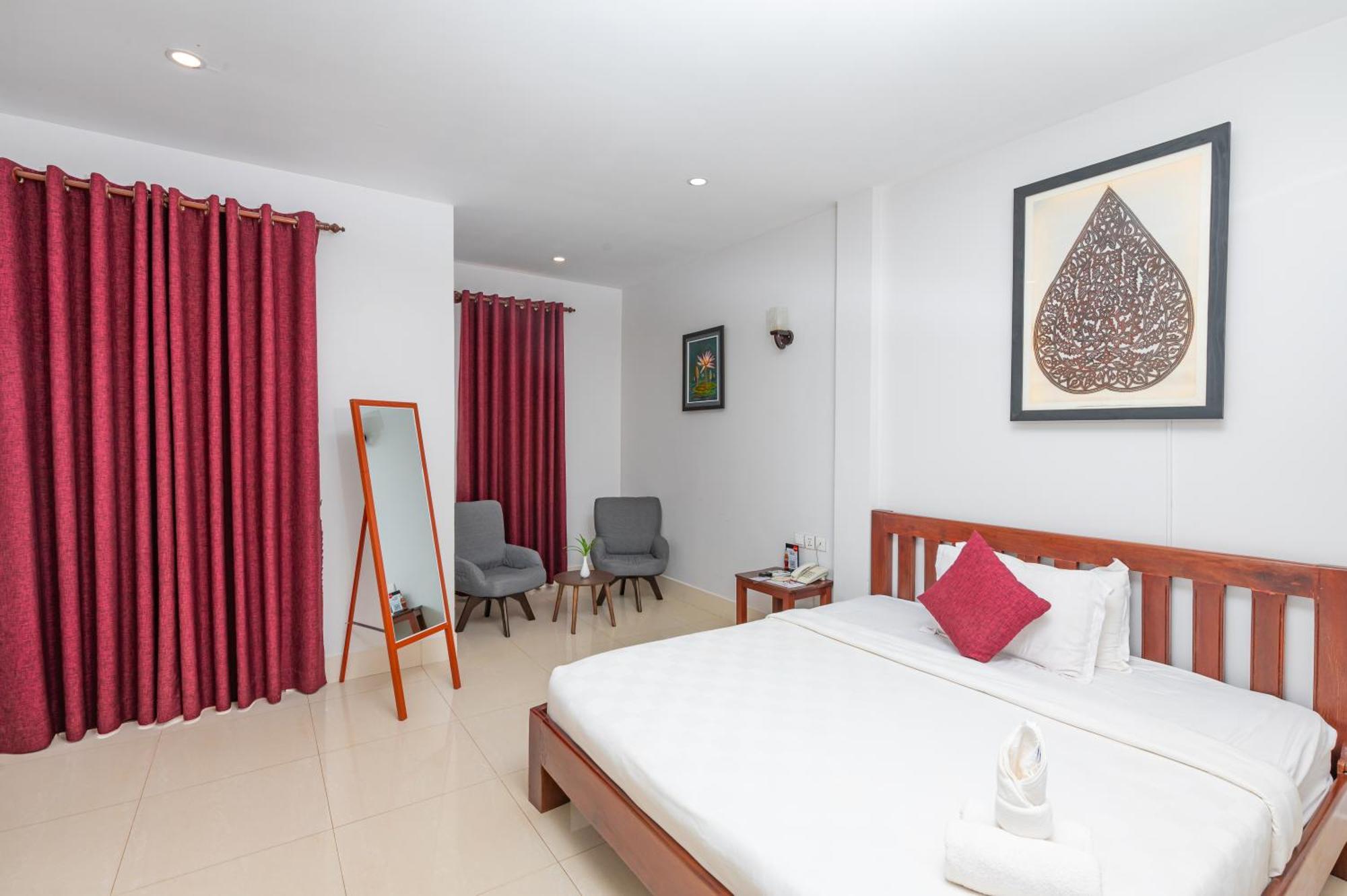 Damnak Soksan Hotel Sziemreap Kültér fotó