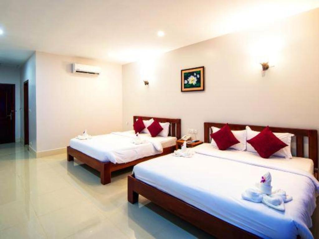 Damnak Soksan Hotel Sziemreap Kültér fotó
