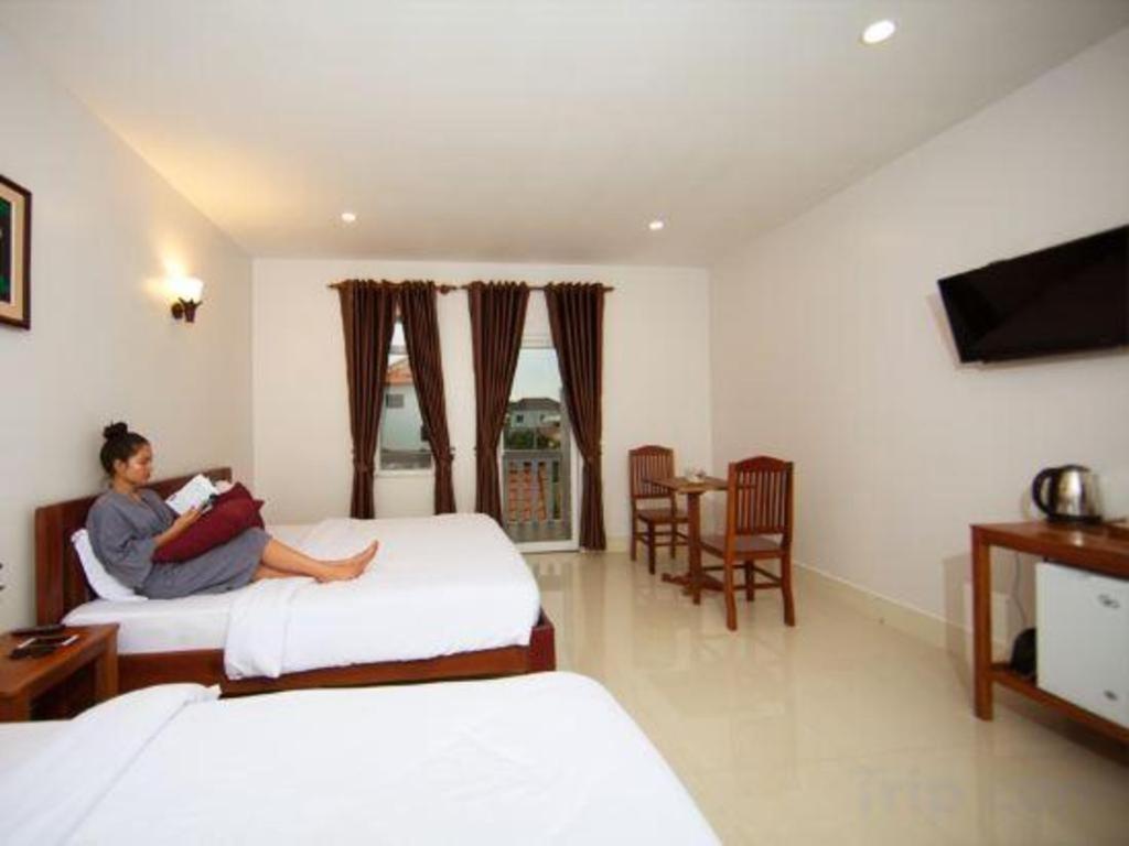 Damnak Soksan Hotel Sziemreap Kültér fotó