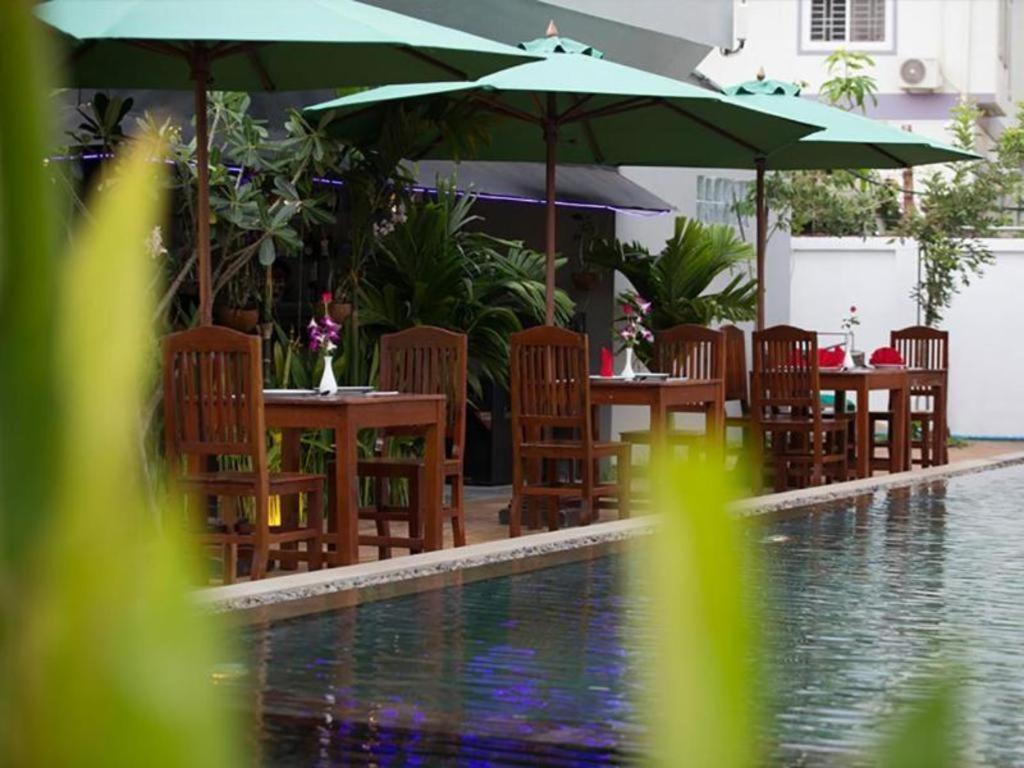 Damnak Soksan Hotel Sziemreap Kültér fotó